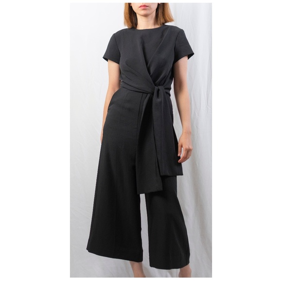 cos black jumpsuit